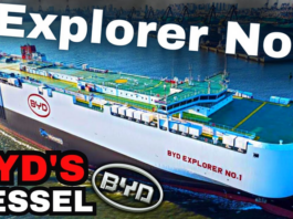 BYD Explorer No. 1,Bremerhaven,BYD-gechartertes Autoschiff